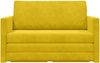 vidaXL Schlafsofa Sonnenblumen Gelb 124 x 71 x 78 cm Samt 4106707 Bild 5
