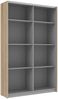 Schwebetürenschrank >Elene< in Sonoma-Eiche - 120x190.5x42cm (BxHxT) Bild 2