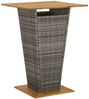 vidaXL 5-tlg. Gartenbar-Set mit Kissen Grau Poly Rattan 3261483 Bild 5