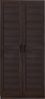 Kleiderschrank Finning 176x80x52 cm 1 Fach Walnuss, dunkel [en. casa] Bild 4