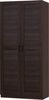 Kleiderschrank Finning 176x80x52 cm 1 Fach Walnuss, dunkel [en. casa] Bild 2