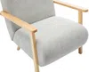 Vente-unique - JULOMO Sessel Stoff Grau - B 82 cm x H 81 cm x L 70 cm Bild 3