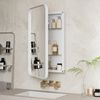 MODFU Spiegelschrank Moderner Wand-Badezimmerschrank (Rechteckiger Metallrahmen-Schrank mit Spiegel & einstellbaren Shelves) Bild 2