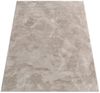 KADIMA DESIGN Teppich waschbar Einfarbig Wohnzimmer schmutzabweisend Teppich Kurzflor, Rund, Höhe: 14 mm, Florhöhe: 10 mm, Polyester, Rund, 80D, Beige Bild 2