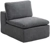 Vente-unique - CORTOLINE Sofa Stoff Grau - B 112 cm x H 83 cm x L 304 cm Bild 4