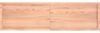 vidaXL Wandregal Hellbraun 180x50x(2-4) cm Massivholz Eiche Behandelt 363720 Bild 4