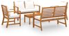 vidaXL 5-tlg. Garten-Lounge-Set mit Auflagen Massivholz Akazie 3057786 Bild 2