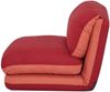 Schlafsessel HWC-E68, Schlafsofa Funktionssessel Klappsessel Relaxsessel, Stoff/Textil ~ orange/dunkelrot Bild 4