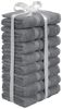 OTTO home Handtücher Vanessa, 8 Handtücher, 50x100cm, in Standard- und Premium-Qualität, Walkfrottee (Set, 8-St), Handtücher mit Bordüre, 100% Baumwolle, einfarbig, weich Bild 4