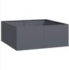 vidaXL Pflanzgefäß Anthrazit 100x100x40 cm Stahl 860817 Bild 2