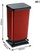 Rotho 'Paso' Treteimer, Kunststoff, 40 Liter, Metallic Rot Bild 4