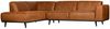 Ecksofa Statement Lederoptik, links Cognac Bild 3