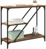 Konsolentisch, Beistelltisch, Konsole Altholz 88,5 x 30 x 75 cm Holzwerkstoff Bild 3