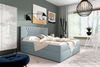 99rooms Prato Boxspringbett 160x200 cm Velours MONOLITH Silber Bild 1