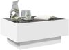 vidaXL LED-Couchtisch Weiß 70x50x30 cm Holzwerkstoff 847511 Bild 5