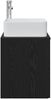 vidaXL Wandmontierte Waschtisch Schwarze Eiche 53 x 34,5 x 63 cm 890287 Bild 4
