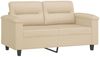 vidaXL 2-Sitzer-Sofa mit Kissen Creme 120 cm Mikrofasergewebe 3200969 Bild 4