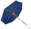 anndora-sonnenschirm Sonnenschirm 3m rund Knickbar Dreh-Kipp-Mechanismus, navy blau, Seilzugmechanik Bild 2