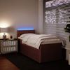 vidaXL Boxspringbett mit Matratze Rosa 90x190 cm Samt 3289925 Bild 5