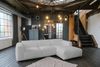KAWOLA Sofa VALAR Ecksofa Stoff silber Recamiere rechts 73 x 165 x 280 cm Bild 2