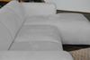 KAWOLA Sofa VALAR Ecksofa Stoff silber Recamiere rechts 73 x 165 x 280 cm Bild 5
