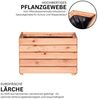Mega-Holz Pflanzkübel Modulo aus Lärchenholz - Naturbelassener Blumenkasten für den Garten (DIY-Set), 60 x 30 x 39 cm, 70 L Fassungsvermögen Bild 3