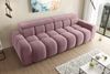 99rooms Alessio Bigsofa Velours TIFFANY Rosa mit Sitztiefenverstellung Lieferung Wohnung Bild 3