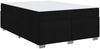vidaXL Bettrahmen mit Matratze Schwarz 160 x 200 cm Stoff 3399196 Bild 2