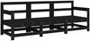 vidaXL 3-tlg. Garten-Lounge-Set Schwarz Massivholz Kiefer 825531 Bild 2