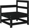 vidaXL 3-tlg. Garten-Lounge-Set Schwarz Massivholz Kiefer 825531 Bild 3