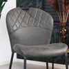 Bronx71 Esszimmerstuhl Fay anthrazit Eco-Leder stapelbar Bild 5