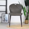 Bronx71 Esszimmerstuhl Fay anthrazit Eco-Leder stapelbar Bild 2