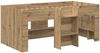 vidaXL Hochbett für Kinder 2 pcs Kunsthandwerk Eiche Holzwerkstoff 3422578 Bild 4
