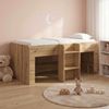vidaXL Hochbett für Kinder 2 pcs Kunsthandwerk Eiche Holzwerkstoff 3422578 Bild 3