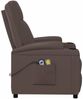 vidaXL Elektrischer Massagesessel Braun Kunstleder [3073797] Bild 5