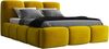 Polsterbett STAR 160x200 mit Matratze, Bettkasten und Lattenrost. Farbe: Bernesteigraun 34 Bild 4