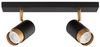 Nova Luce 9111434 POGNO Spotleuchte 2-flammig Schwarz Gold GU10 Bild 3