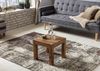 Couchtisch Massivholz Sheesham 45 x 40 x 45 cm Wohnzimmertisch braun Beistelltisch Naturorodukt Wohnzimmermöbel Unikat modern Massivholzmöbel Echtholz Bild 3