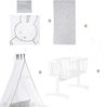 roba Komplettwiegenset 'miffy®' - Maß: 90 x 40 cm - inkl. Bremsrollensatz - Weiß Bild 5