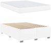 vidaXL Bettrahmen mit Matratze Weiß 140 x 200 cm Stoff 3399239 Bild 4