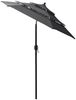 vidaXL Sonnenschirm mit Aluminium-Mast 3-lagig Anthrazit 2 m 313854 Bild 3