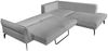 Ecksofa Bakira (Farbe: Monolith 84, Seite: Links OT-2R) Bild 4