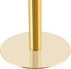 Moderner Runder Beistelltisch, Marmor-Optik Tischplatte mit Goldenem Rand, Stabiles Metallgestell in Schwarz/Gold/silbernem, Ideal als Couchtisch, Nachttisch oder Balkontisch, Mehrfarbig Bild 5