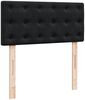 vidaXL Boxspringbett mit Matratze Schwarz 100x200 cm Samt 3287676 Bild 5