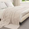 vidaXL Überwurfdecke Beige 240 x 220 cm Fleece 42016823 Bild 3