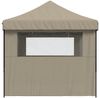 vidaXL Party-Zelt Taupe 292 x 440 x 315 cm Oxford-Stoff 42023623 Bild 5