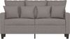 vidaXL 2-Sitzer-Sofa Taupe 120 cm Stoff 359266 Bild 3