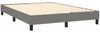 vidaXL Boxspringbett mit Matratze Dunkelgrau 140x200 cm Stoff 3140218 Bild 4