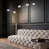 Stehlampe, Marmor, silber, 5-Flammig, H 200 cm Bild 4