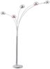 Stehlampe, Marmor, silber, 5-Flammig, H 200 cm Bild 2